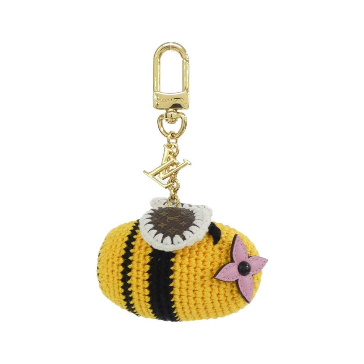 Louis Vuitton Monogram Bag Charm LV Crochet