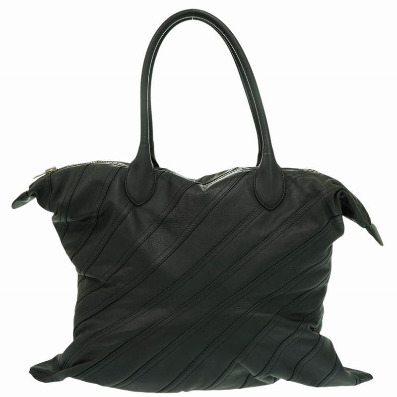Loewe Comme Des Garcons Junya Watanabe Tote Bag Leather Black 1622
