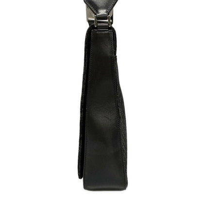 Dior/christian Dior Shoulder Bag Street Chictrotter Black And Gray Leather