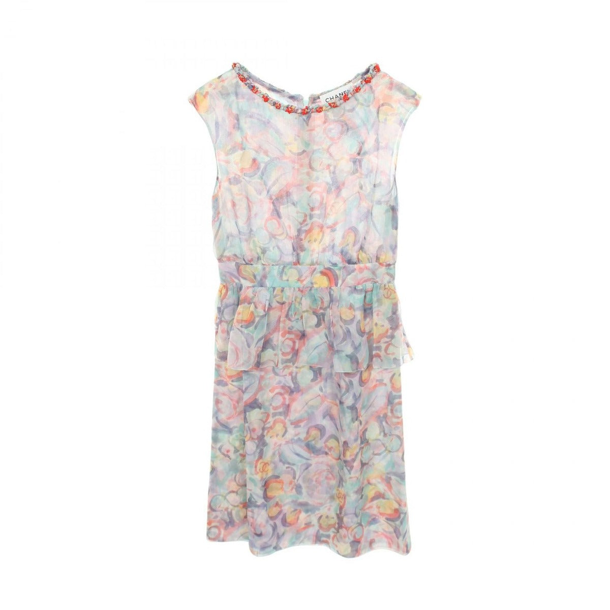Chanel Dress Multicolor Silk
