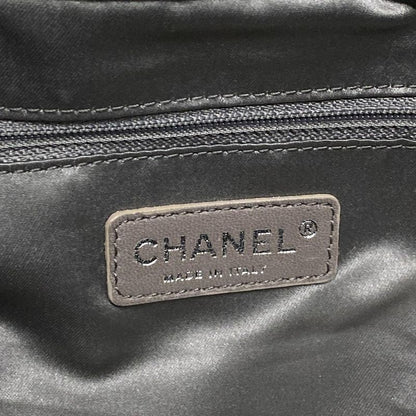 Chanel Shoulder Bag Matelasse Black Silver Hardware / Chain Shoulder / Gathered