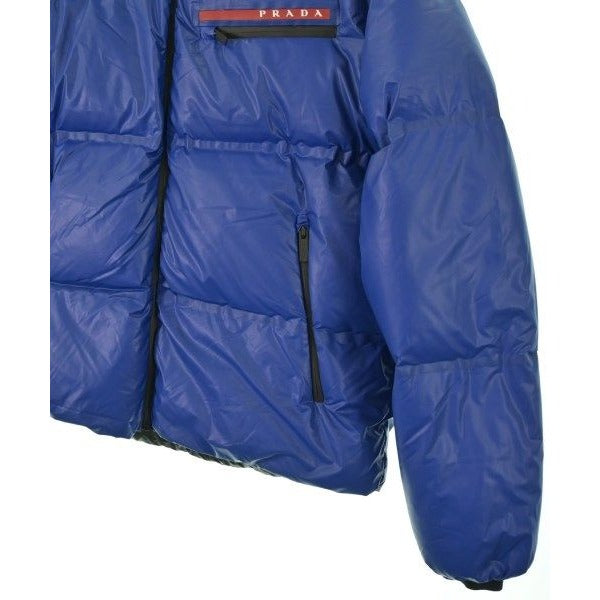 Prada Down Jacket Vest Blue X Black — view 5