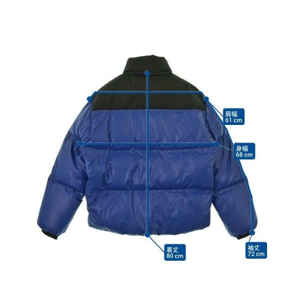 Prada Down Jacket Vest Blue X Black — view 7