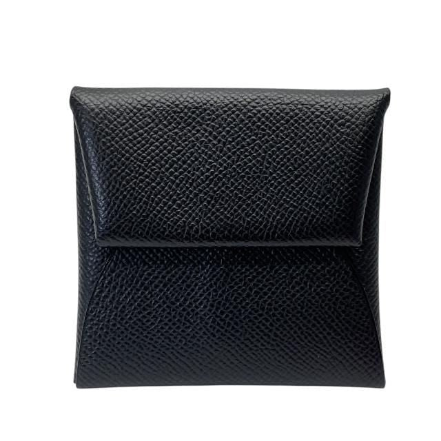 Hermes Bastia Coin Case Compact Wallet Mini Square Vaux Epson