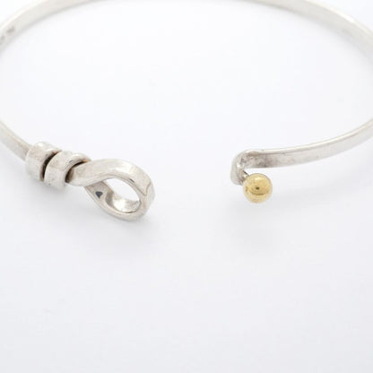 Tiffany & Co Bangle Hook And Eye 18K Yellow Gold Yellow Gold Silver 925 Women