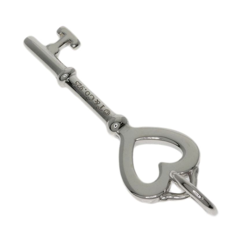 Tiffany & Co Heart Key Pendant Top SV Ladies