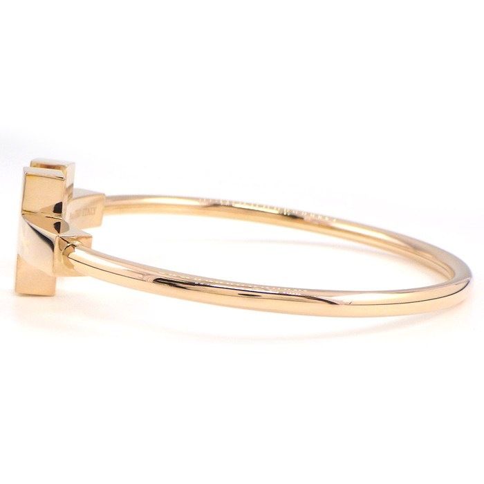 Tiffany & Co Tiffany & Co Bangle T-wide Wire 66964310 18K Pink Gold /#L