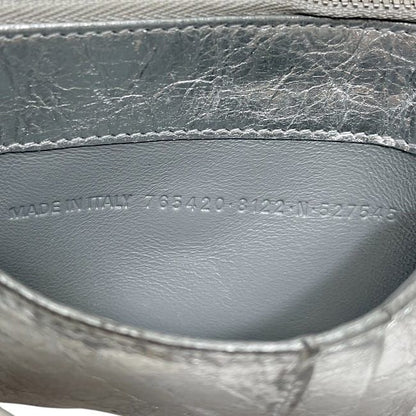 Balenciaga Card Holder Coin Case Silver Monaco 765420