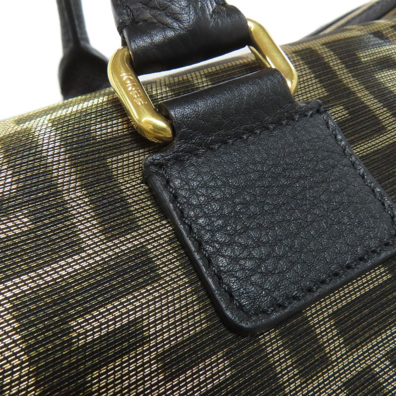 Fendi Zucca Pattern 2WAY Boston Bag PVC Ladies