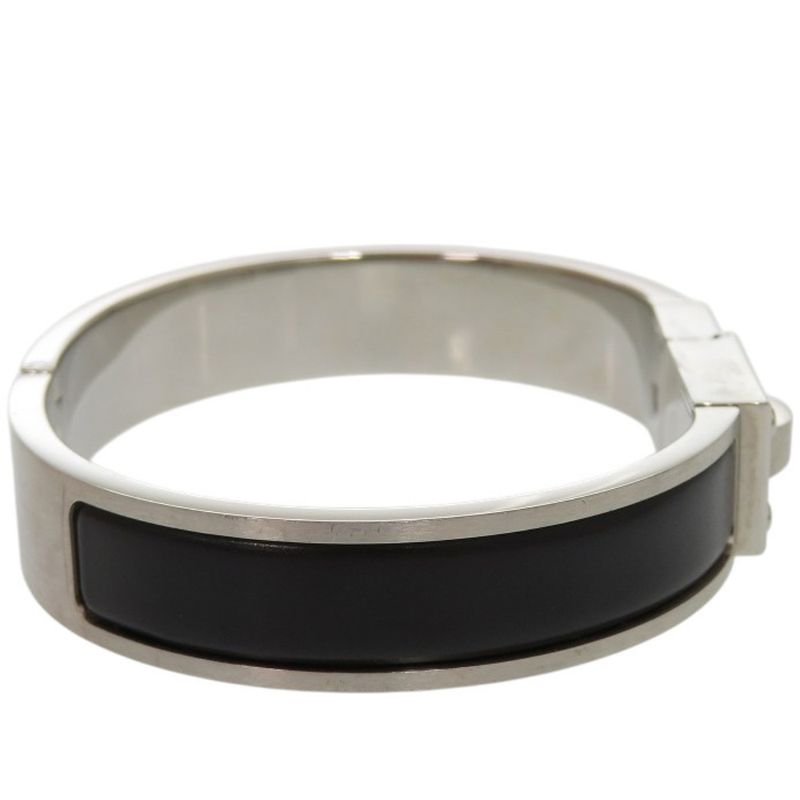 Hermes Kelly Men Sp0212 Metal Noir Black Matte Black Bangle 1698 Hermes