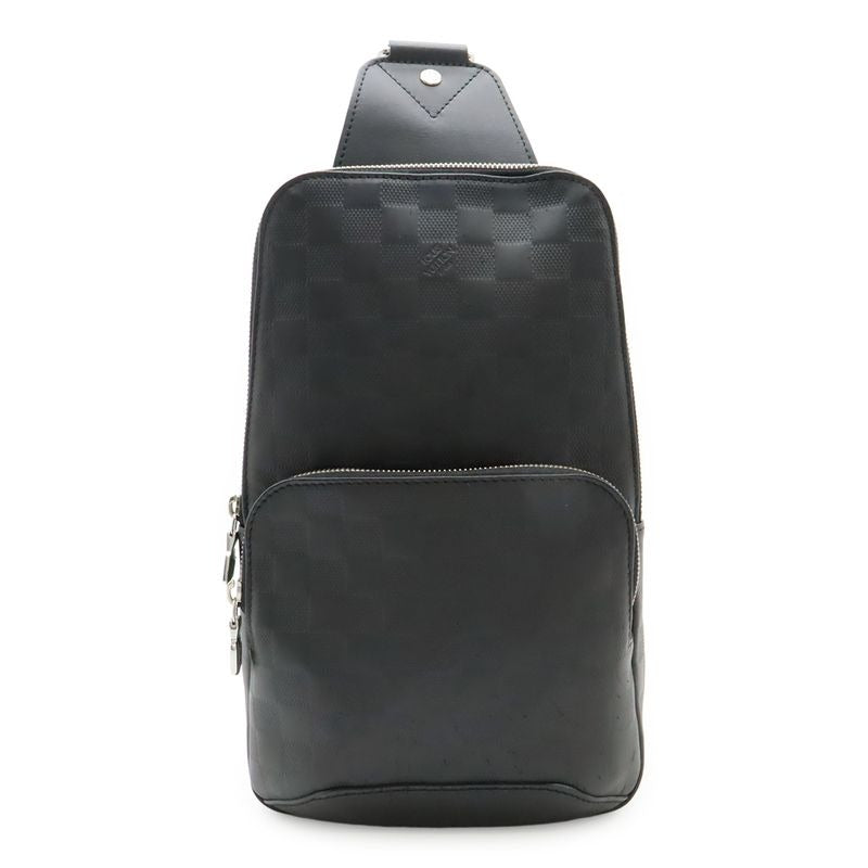 Louis Vuitton Damier Infini Avenue Sling Bag Body Shoulder Onyx Black