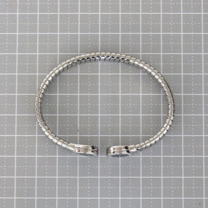 Bvlgari Tubogas Bangle Onyx 25.2 g SS Box E1645