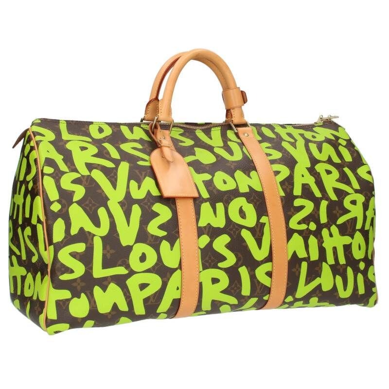 Louis Vuitton Keepall 50 Graffiti Veil Boston Bag