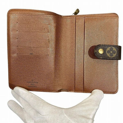 Louis Vuitton Monogram Porte Papier Zip M61207 Bifold Wallet Unisex