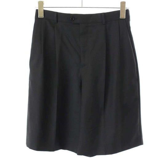 Celine Shorts 2 Tucked Wool Wide Shorts 2p524673d Black 40