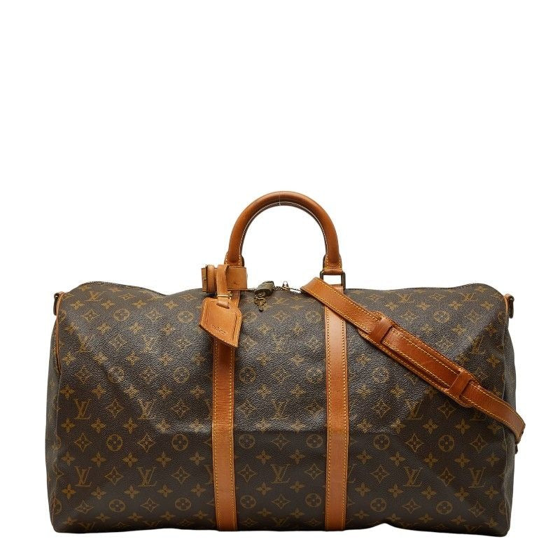 Louis Vuitton Monogram Keepall Bandouliere 55 Boston Bag 2-Way