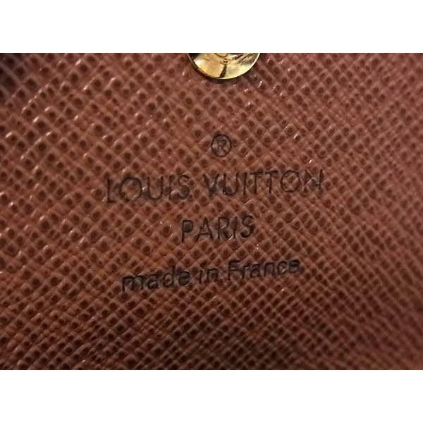 Louis Vuitton Key Case Multicles 4 Brown Monogram Rows Holder — view 4