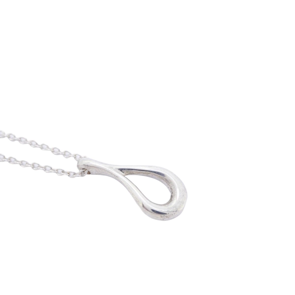 Tiffany & Co Necklace Open Teardrop Silver — view 2