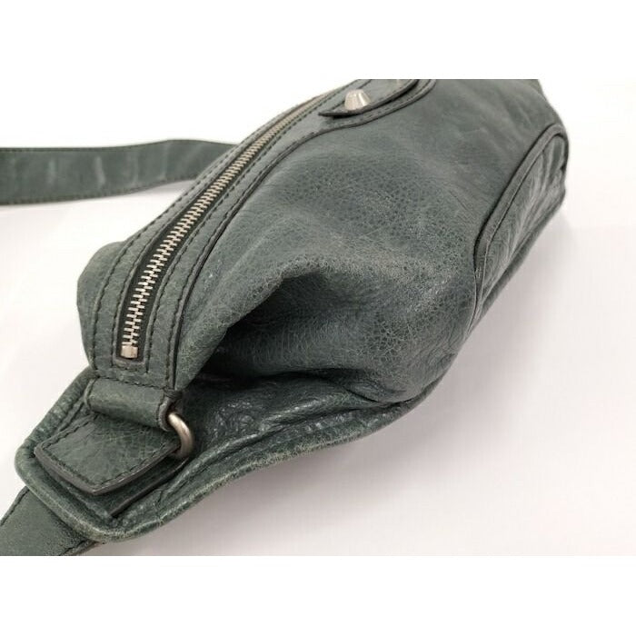 Balenciaga Neolift Waist Bag Leather Green — view 3