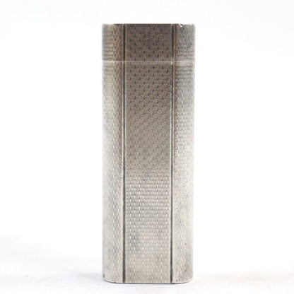Cartier Allover Oval Roller Lighter Silver Men's Women's