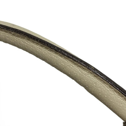 Gucci Shoulder Bag Abby GG Pattern 153025 Beige Dark Brown And Ivory Leather