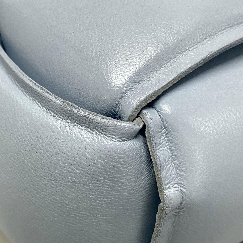 Bottega Veneta Shoulder Bag Padded Cassette Light Blue Lambskin