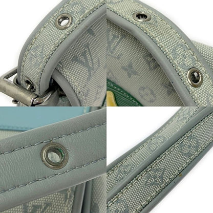 Louis Vuitton M92279 Monogram Mini Canvas Leather Contre de Fe Musette Grey