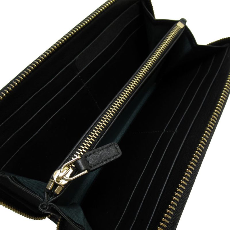 Bulgari Bvlgari Round Zipper Long Wallet
