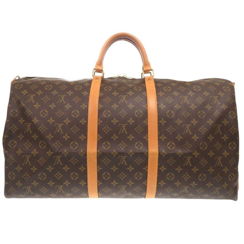 Louis Vuitton Keepall Bandoliere 60 Monogram M41412 Boston Bag LV 1315 Louis