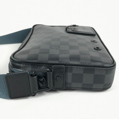 Louis Vuitton Shoulder Bag Alpha Messenger N40188 Damier Graphite Canvas Black