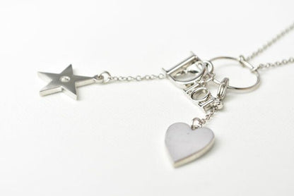 Christian Dior Necklace Vintage Christian DIOR Logo Star Heart