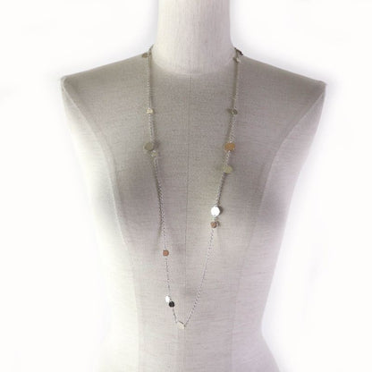 Hermes Sv925 Au750 Confettis Confetti Necklace Serie Silver Gold Made In France