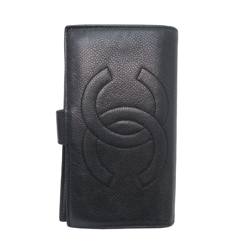 Chanel Wallet Caviar Black