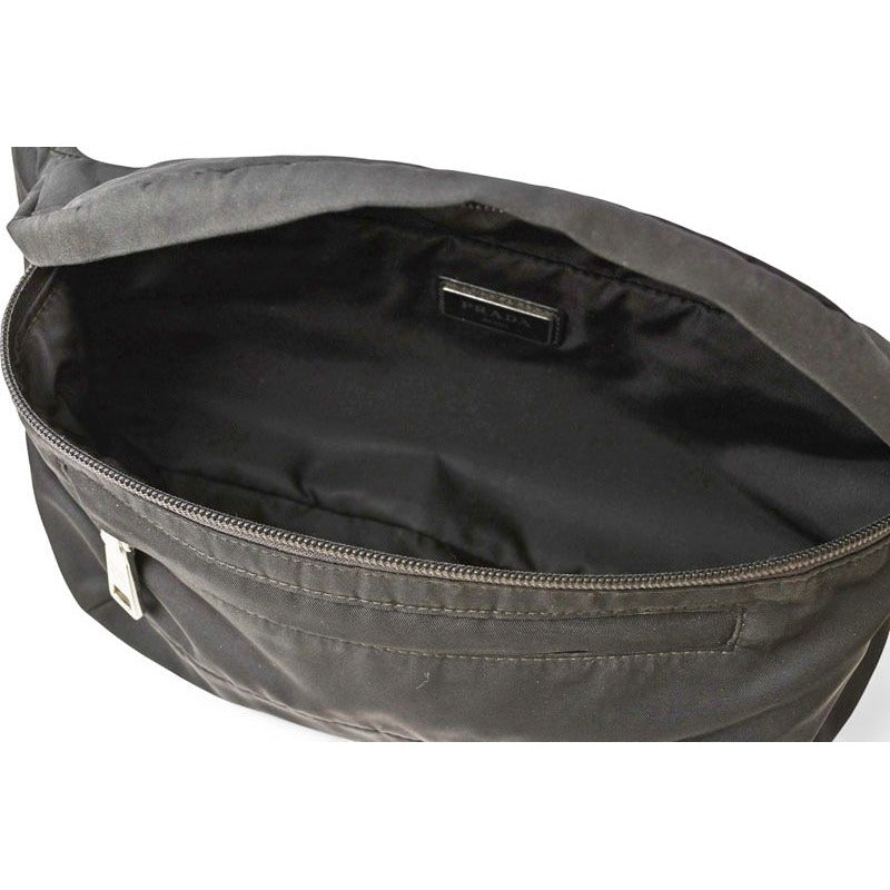 Prada Waist Bag Pouch Body Nylon Nero Black 2 Vl008 Men — view 7