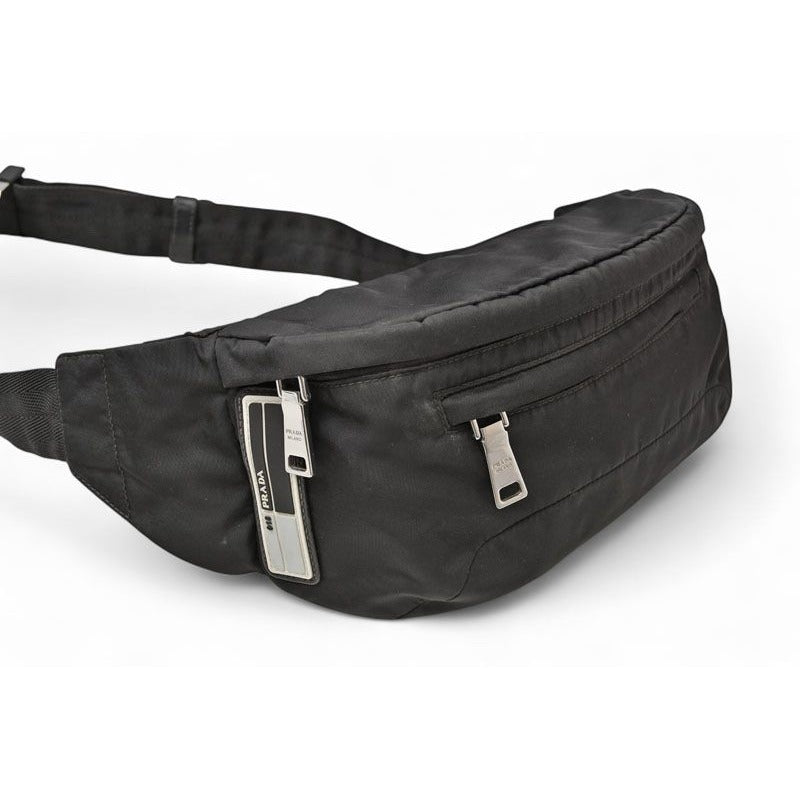 Prada Waist Bag Pouch Body Nylon Nero Black 2 Vl008 Men