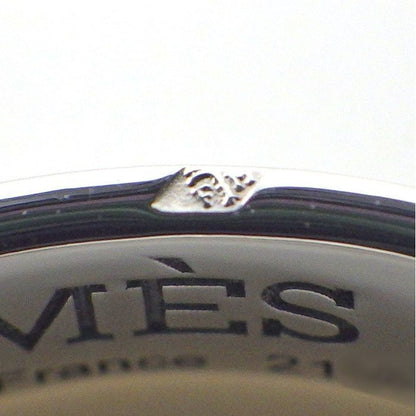 Hermes Ring Hella Cles Motif Points Diamond Total 18k White Gold . 52