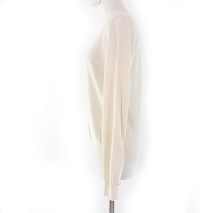 LOEWE S359y16k24 100% Cashmere Long Sleeve Knit Cardigan With Logo Hardware