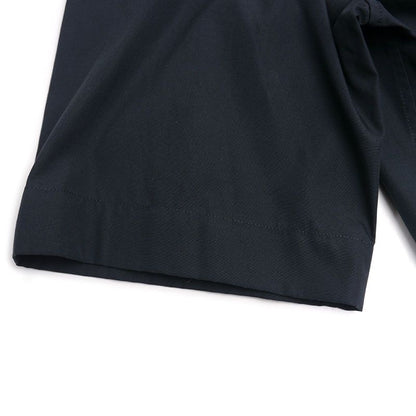 Air Dior X NIKE Chest Logo Cotton Short Sleeve Shirt 38 Navy Blue