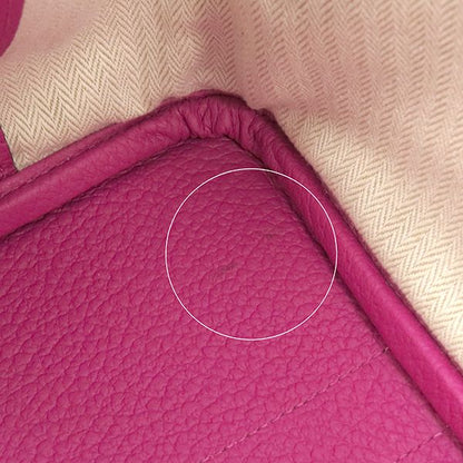 Hermes Tote Garden Party TPM Country Rose Purple Silver Hardware Purple