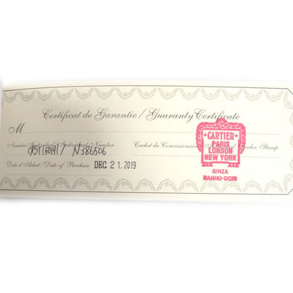 Cartier Santos De Cartier Ballpoint Pen With Logo Twist Stationery Silver Men's