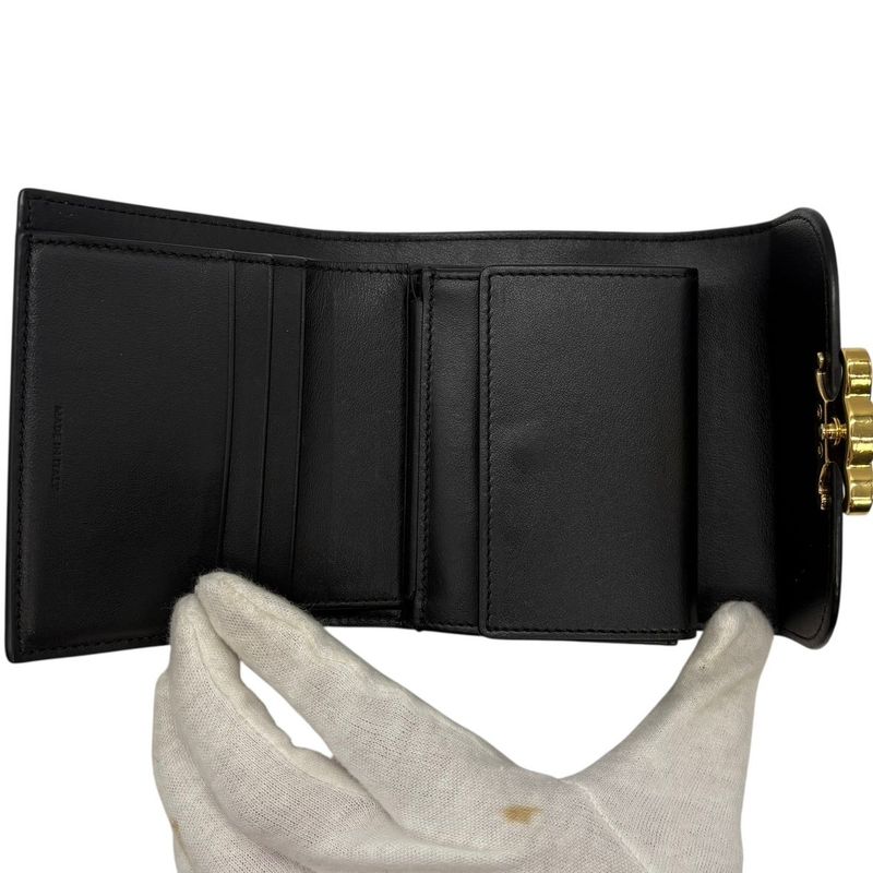 2992 Celine Small Flap Wallet Triomphe Shiny Calfskin 10d783dpv.38no Trifold