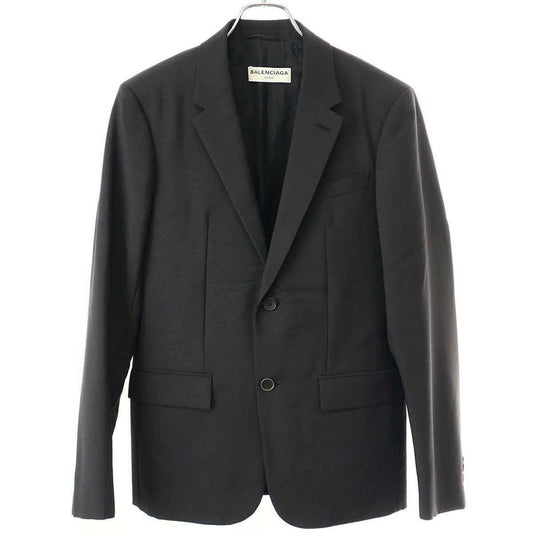 Balenciaga Wool Mohair Set-Up Suit 390206 Black 44