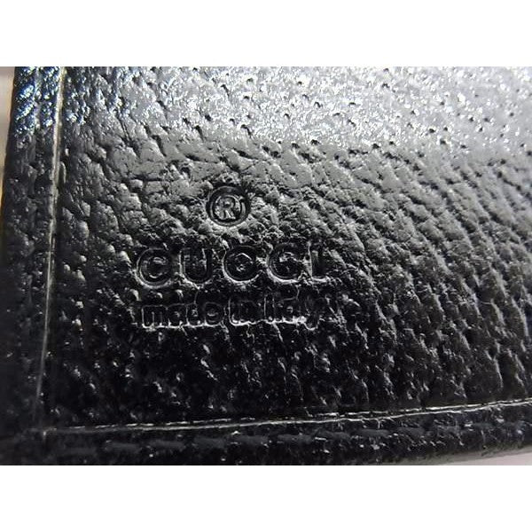 Gucci Bifold Wallet GG Canvas Black Hook Silver — view 6