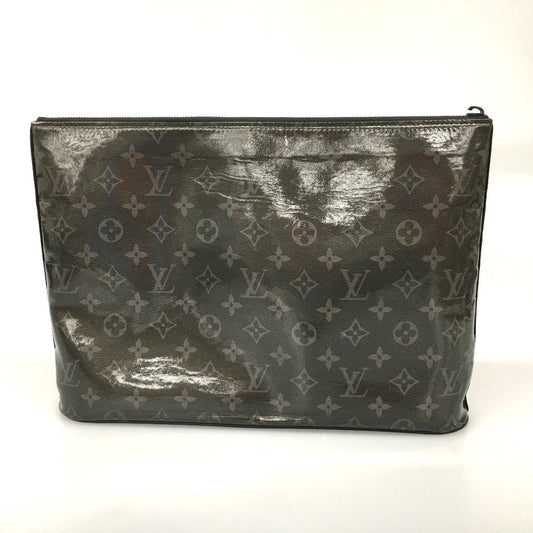Louis Vuitton Monogram Eclipse Glaze Pochette Cosmos Clutch Bag