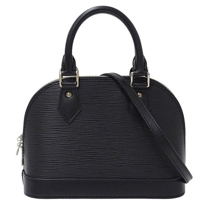 Louis Vuitton Bag Epi Women's Branded Handbag Shoulder Bag 2way Alma BB Noir