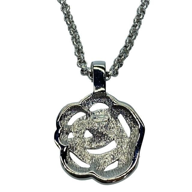 Christian DIOR Necklace Pendant Accessory Jewelry Small Item Rose Flower Motif