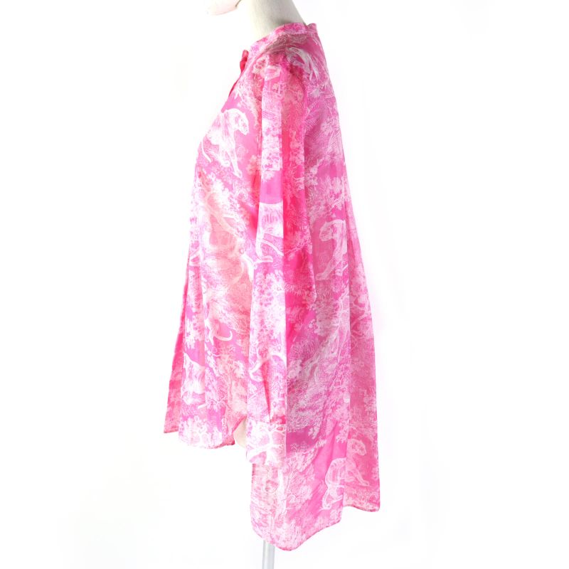 Christian DIOR 221b54a3846 100% Cotton DIORiviera Toile De Jouy Collarless