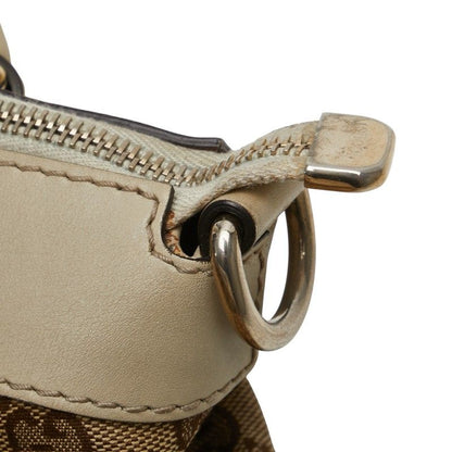 Gucci GG Canvas Mayfair Sherry Line Handbag Shoulder Bag 2WAY 257349 Beige