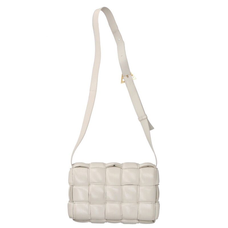 Bottega Veneta 717506 Padded Cassette Maxi Intrecciato Leather Shoulder Bag