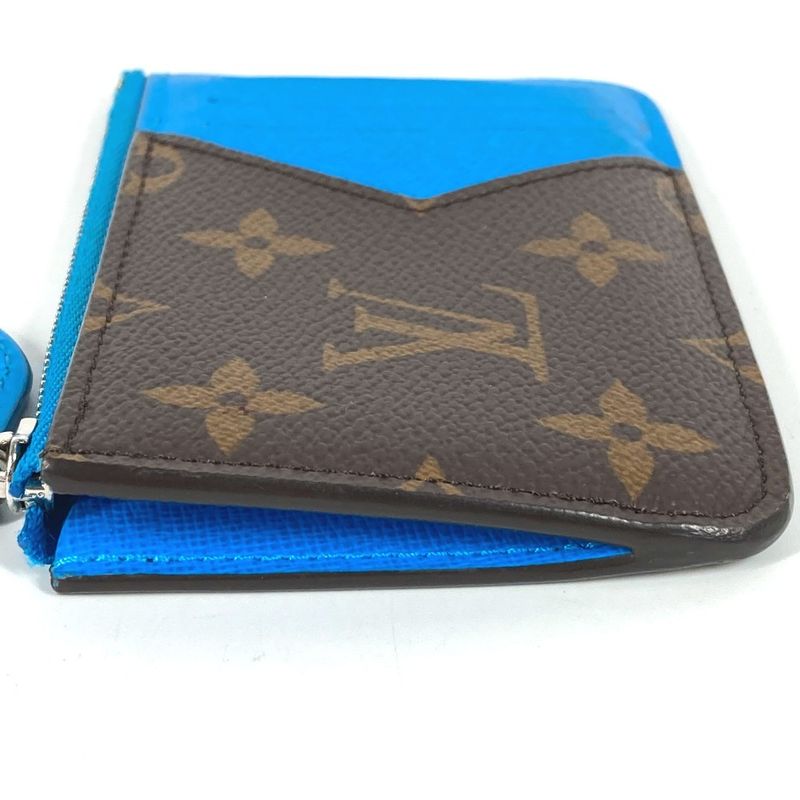 Louis Vuitton Coin Case Porte Carte Romie M12382 Monogram Canvas Blue
